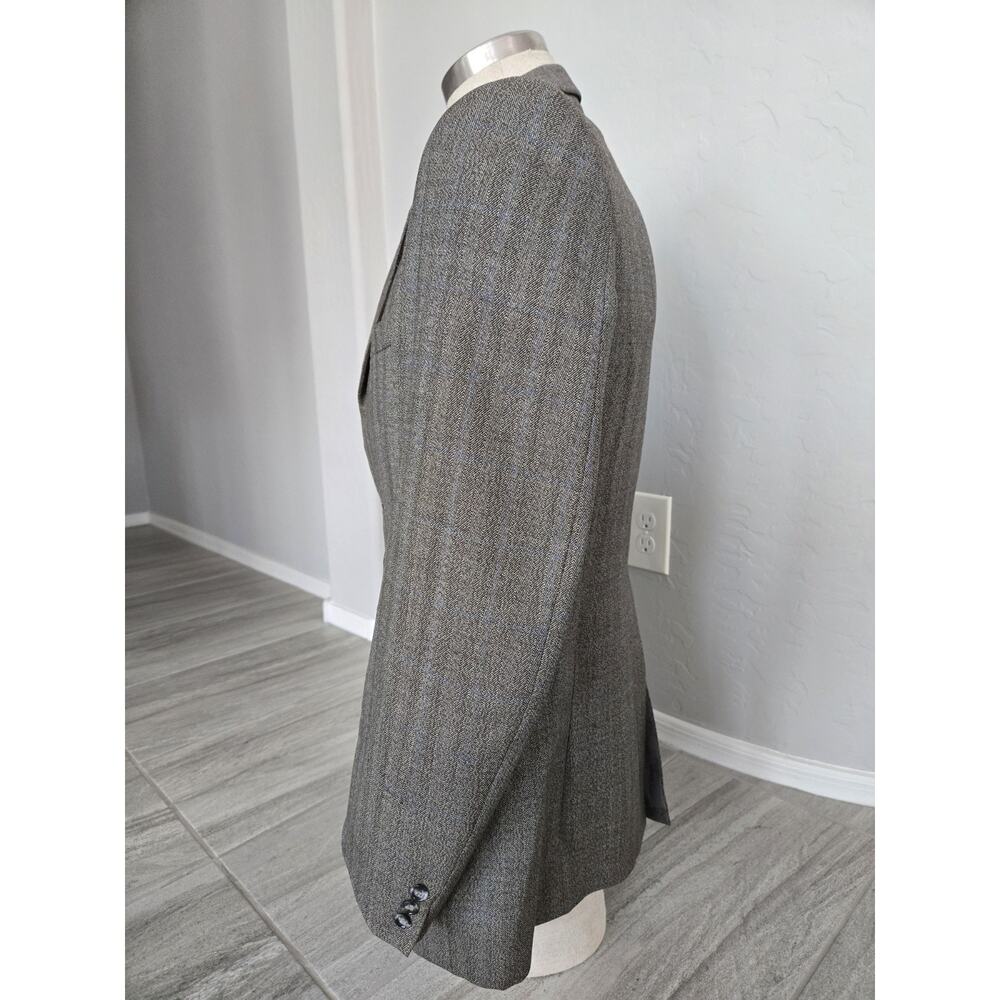 Arya Pure Wool Tweed Blazer Jacket Sport Coat Sz 42 R France - Picture 4 of 16